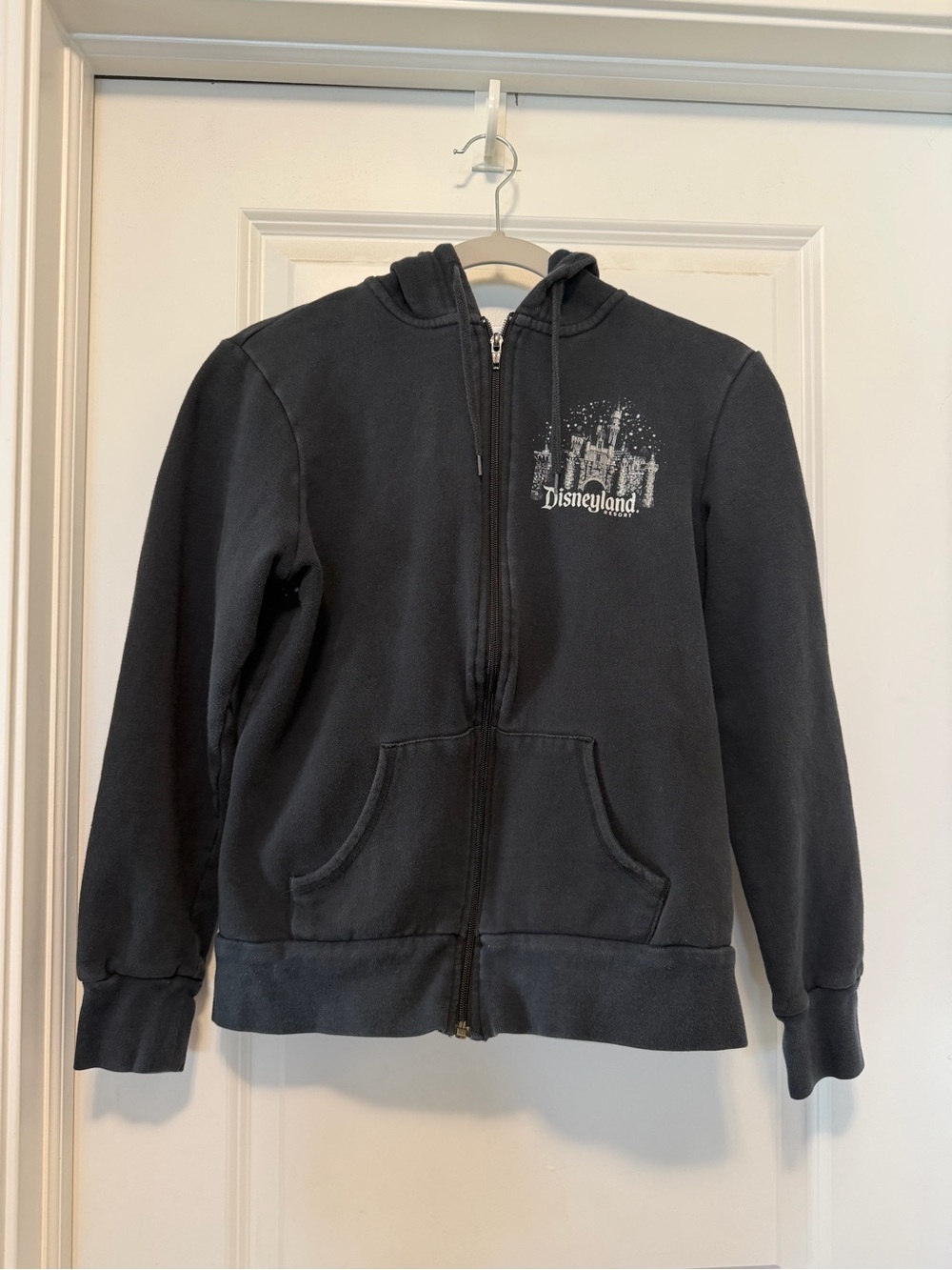 Disney Black Disneyland Logo Zip-Up Hoodie